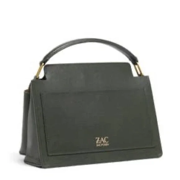 ZAC POSEN Bea Top Handle Leather Crossbody Bag - Picture 15 of 15